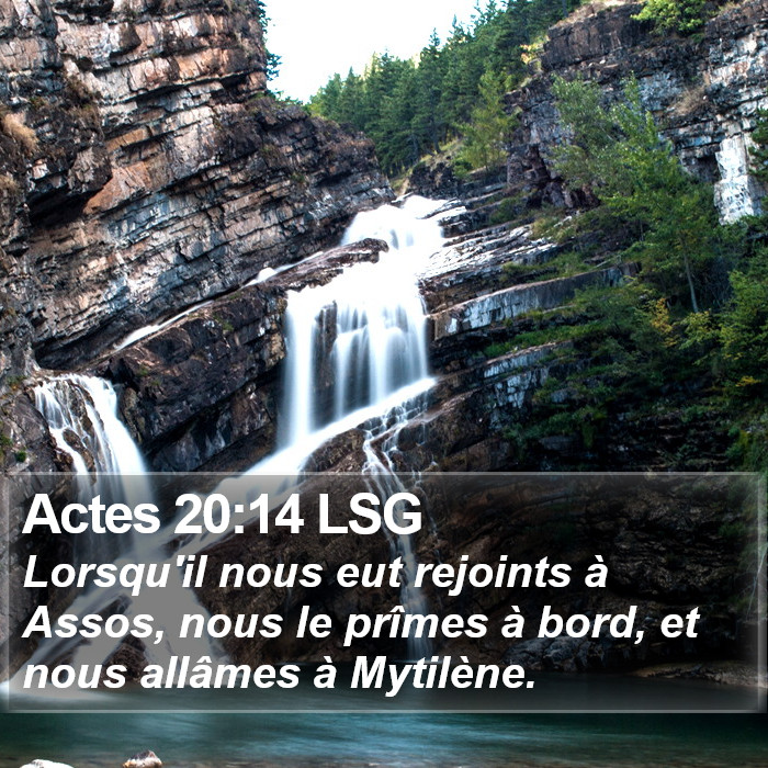Actes 20:14 LSG Bible Study