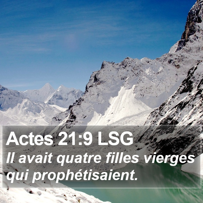 Actes 21:9 LSG Bible Study