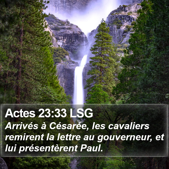 Actes 23:33 LSG Bible Study