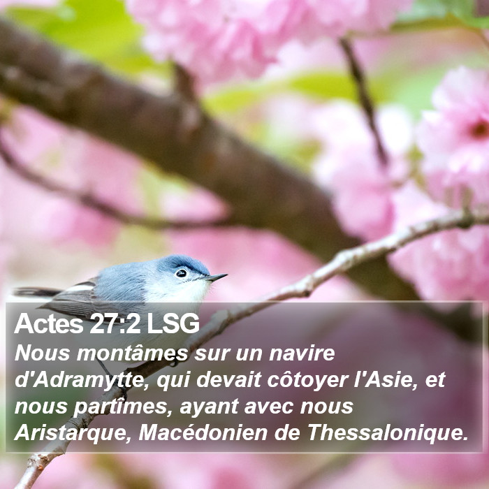 Actes 27:2 LSG Bible Study