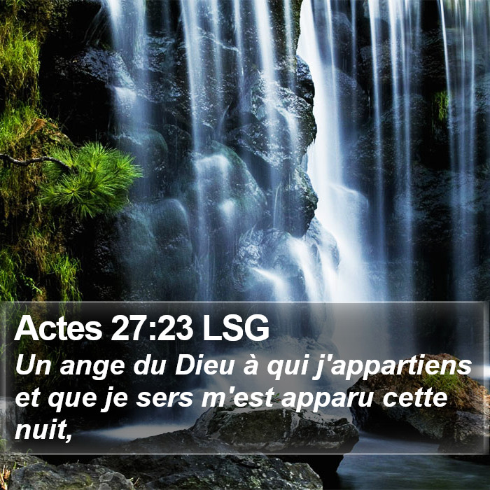 Actes 27:23 LSG Bible Study