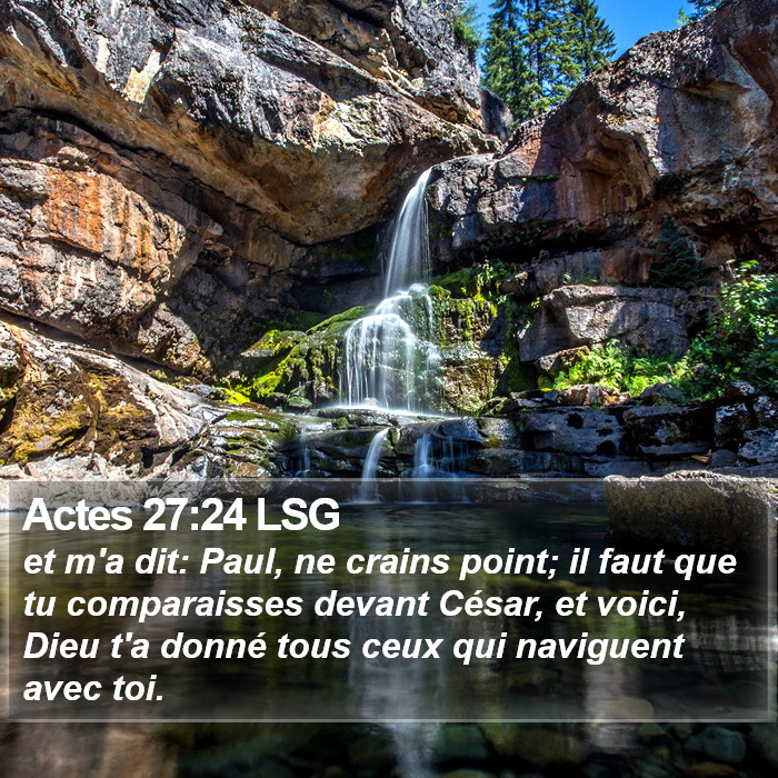 Actes 27:24 LSG Bible Study