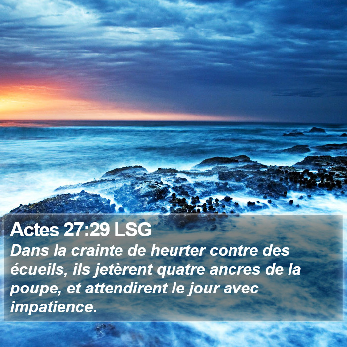 Actes 27:29 LSG Bible Study