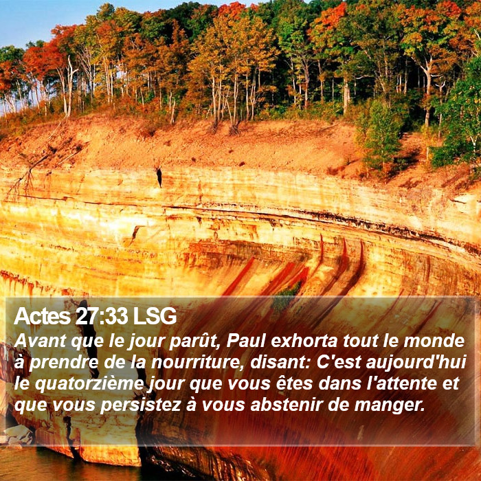 Actes 27:33 LSG Bible Study