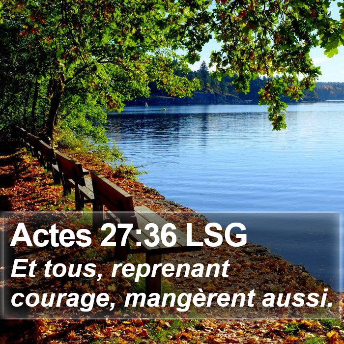 Actes 27:36 LSG Bible Study