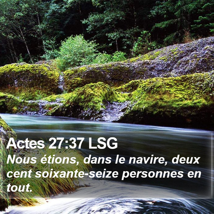 Actes 27:37 LSG Bible Study