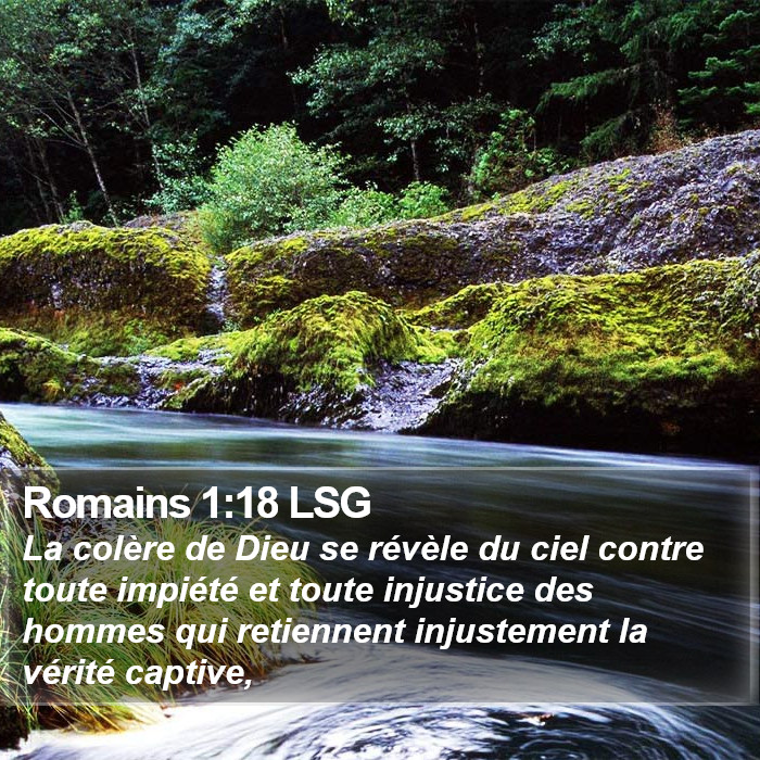 Romains 1:18 LSG Bible Study