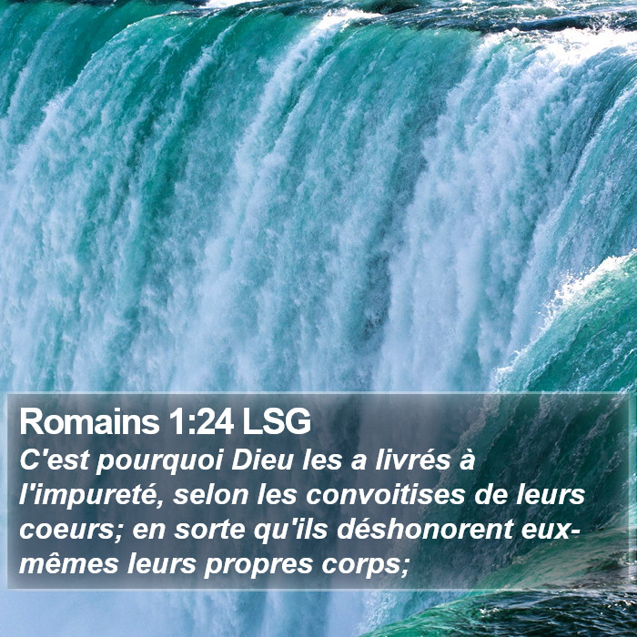 Romains 1:24 LSG Bible Study