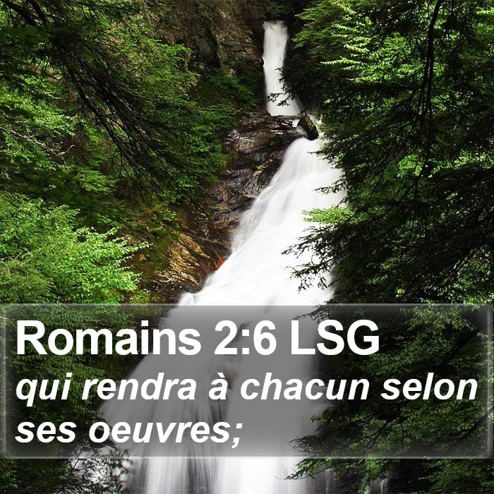 Romains 2:6 LSG Bible Study