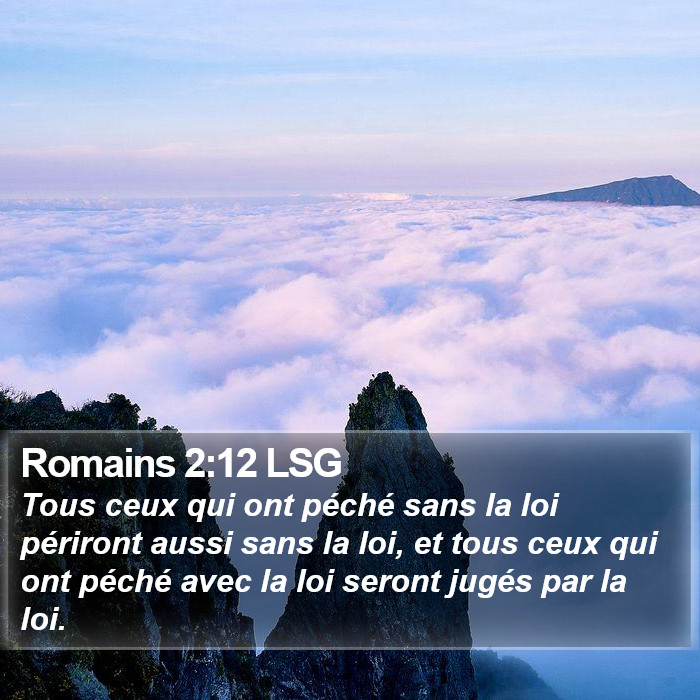 Romains 2:12 LSG Bible Study