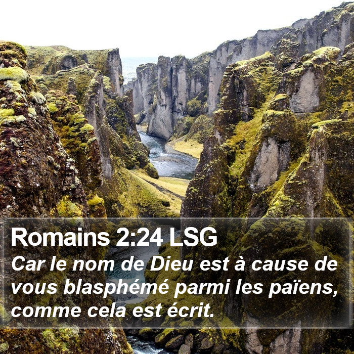 Romains 2:24 LSG Bible Study