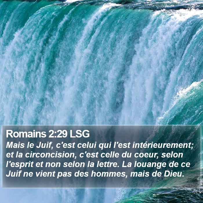 Romains 2:29 LSG Bible Study