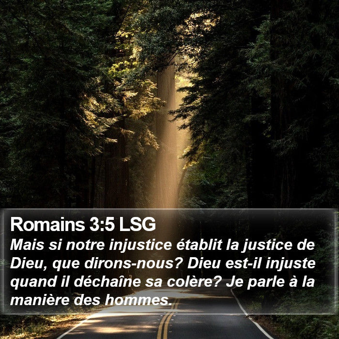 Romains 3:5 LSG Bible Study