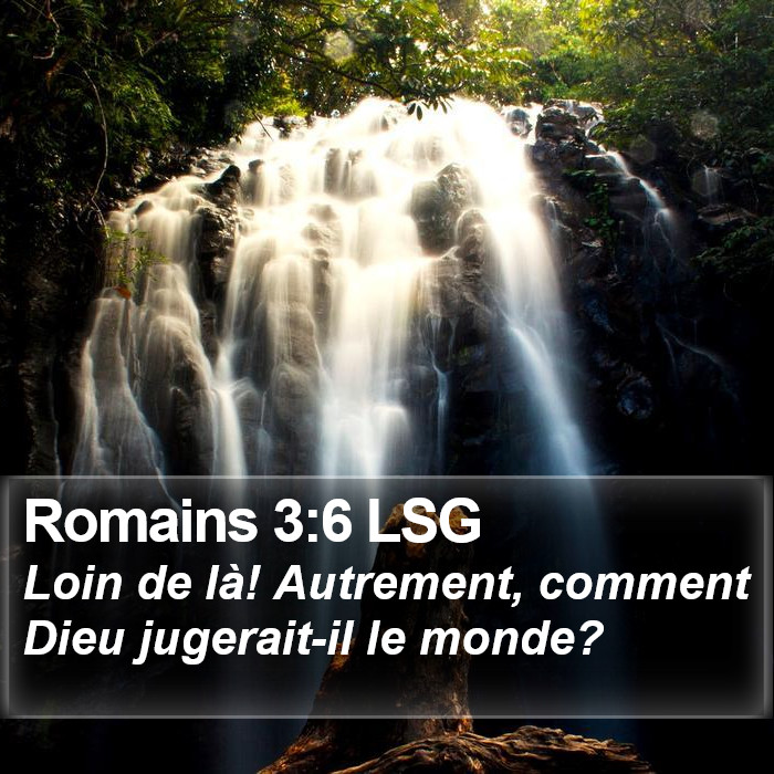 Romains 3:6 LSG Bible Study