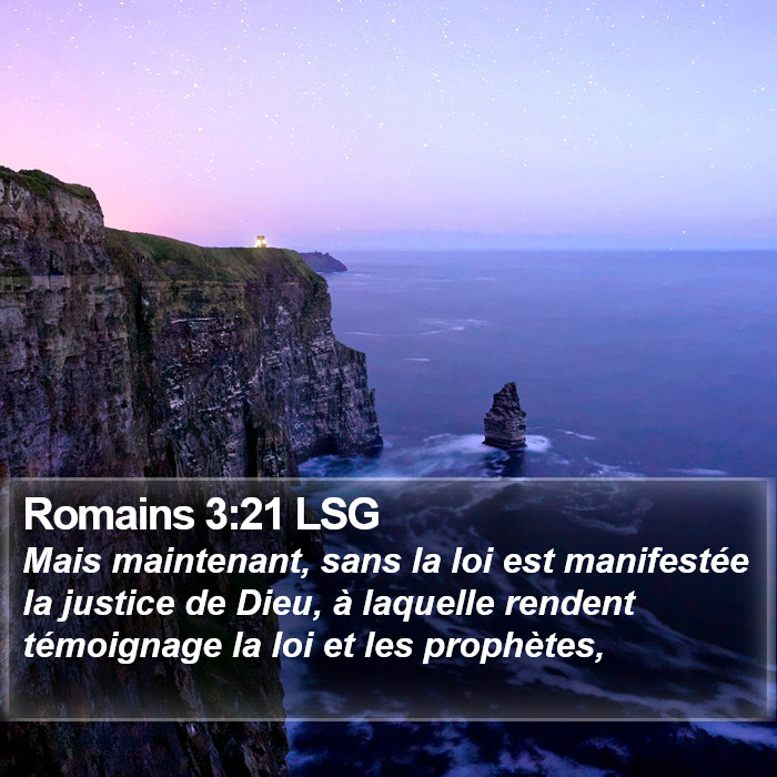 Romains 3:21 LSG Bible Study