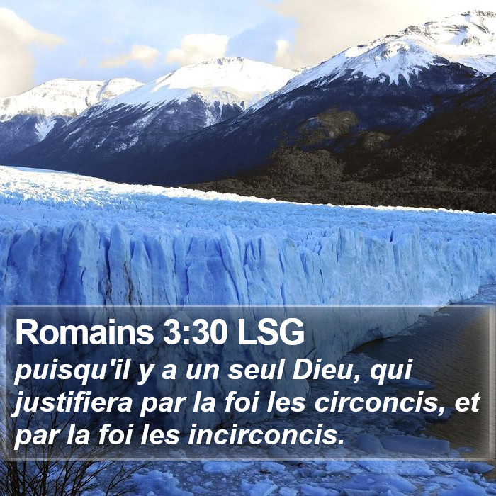 Romains 3:30 LSG Bible Study