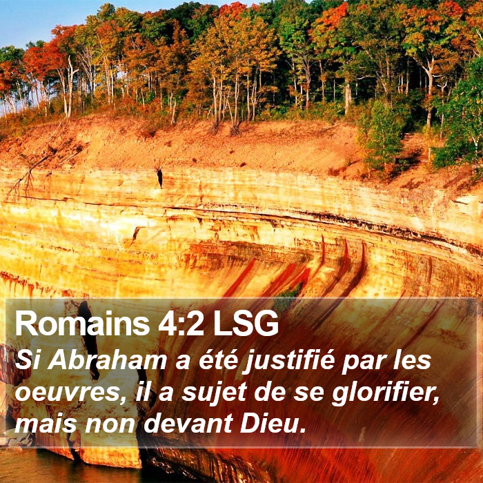 Romains 4:2 LSG Bible Study
