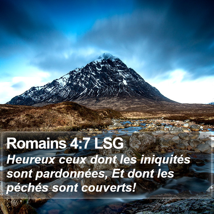 Romains 4:7 LSG Bible Study