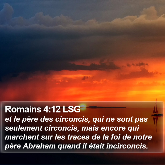 Romains 4:12 LSG Bible Study