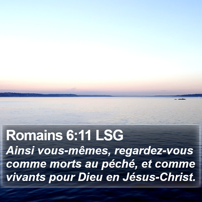 Romains 6:11 LSG Bible Study