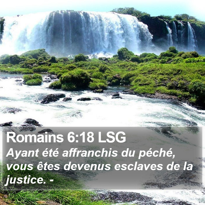 Romains 6:18 LSG Bible Study
