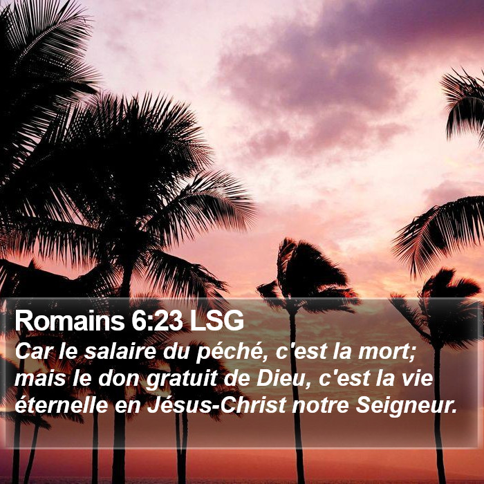 Romains 6:23 LSG Bible Study