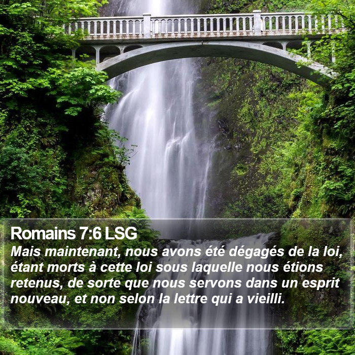 Romains 7:6 LSG Bible Study