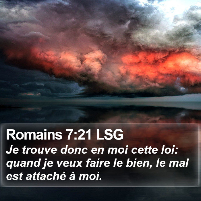 Romains 7:21 LSG Bible Study