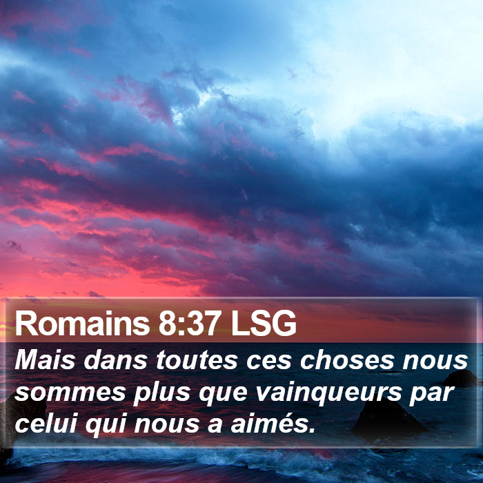 Romains 8:37 LSG Bible Study