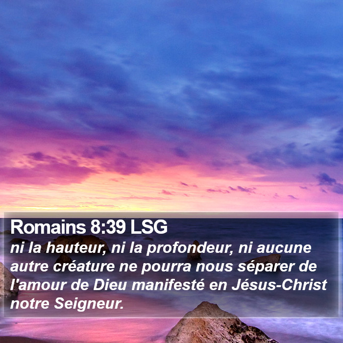Romains 8:39 LSG Bible Study