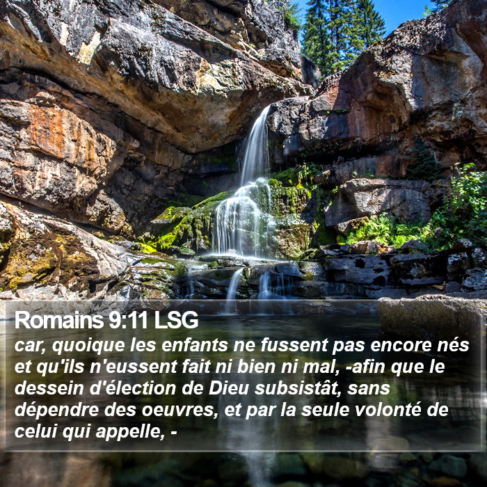 Romains 9:11 LSG Bible Study