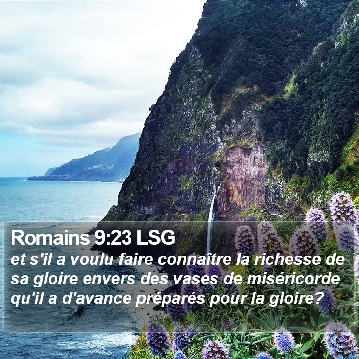 Romains 9:23 LSG Bible Study
