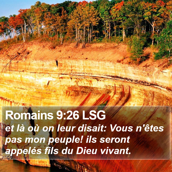 Romains 9:26 LSG Bible Study