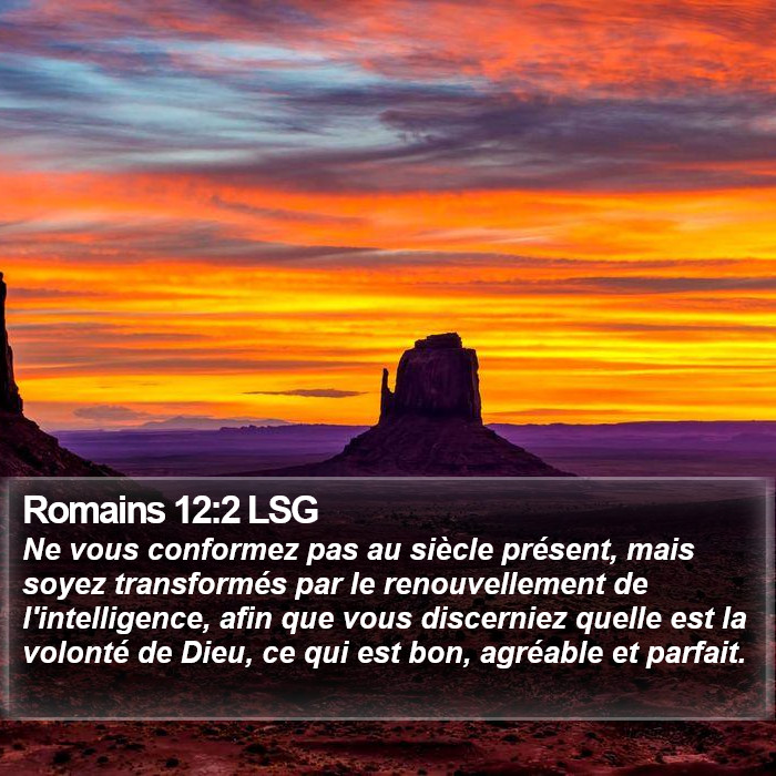 Romains 12:2 LSG Bible Study