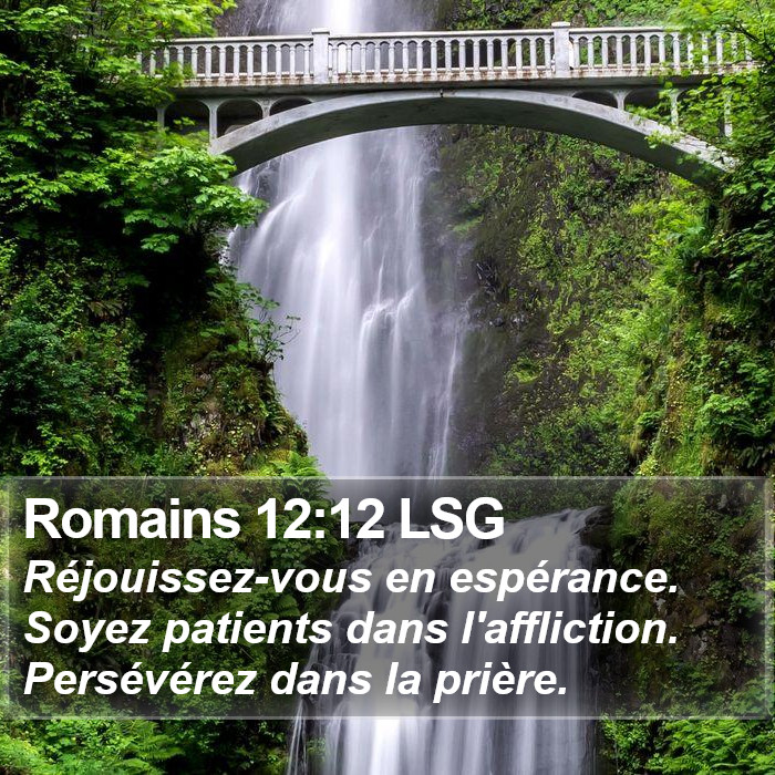 Romains 12:12 LSG Bible Study
