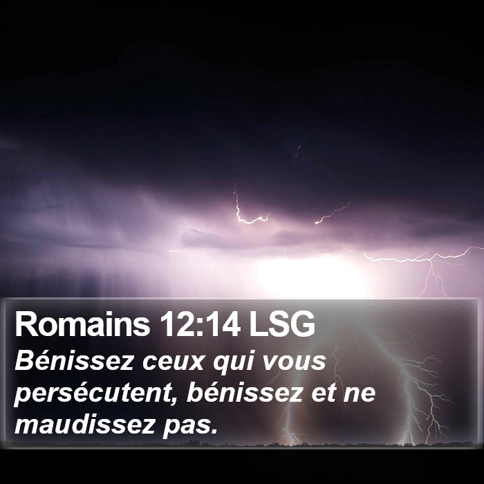 Romains 12:14 LSG Bible Study