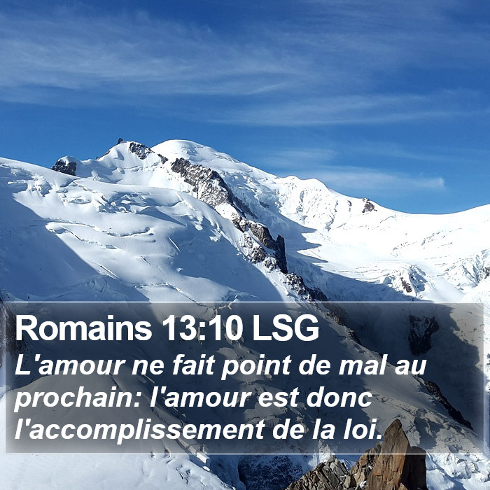 Romains 13:10 LSG Bible Study