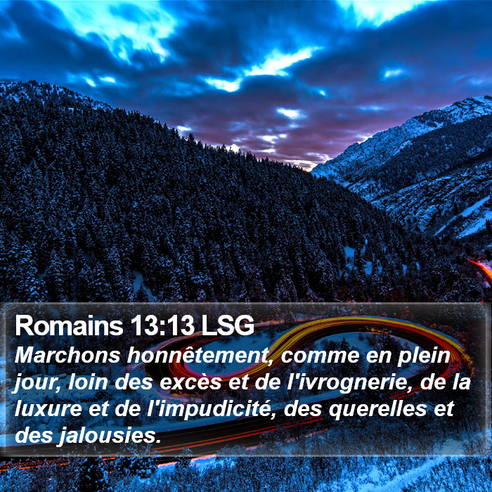 Romains 13:13 LSG Bible Study