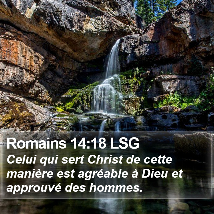 Romains 14:18 LSG Bible Study