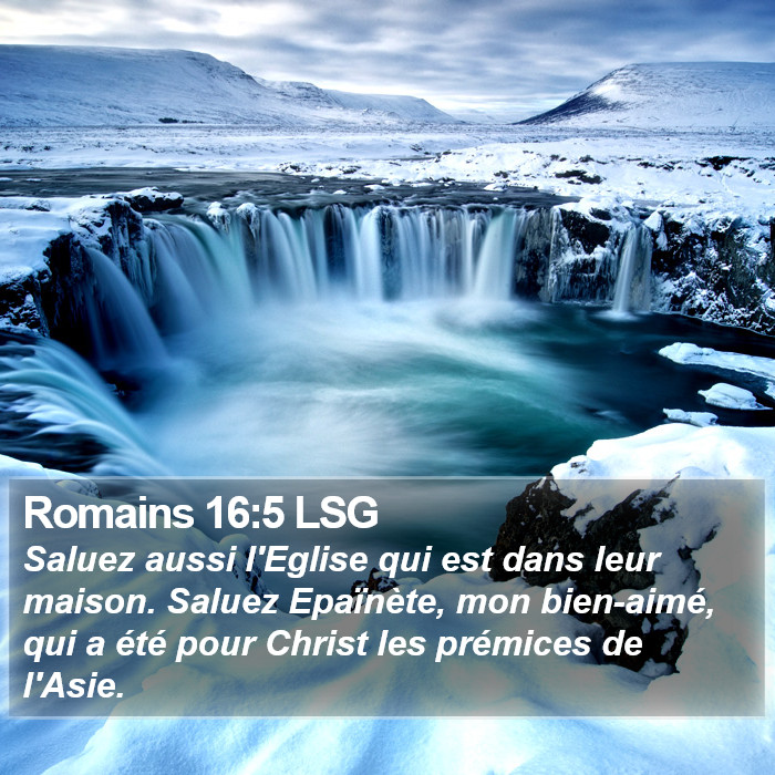 Romains 16:5 LSG Bible Study