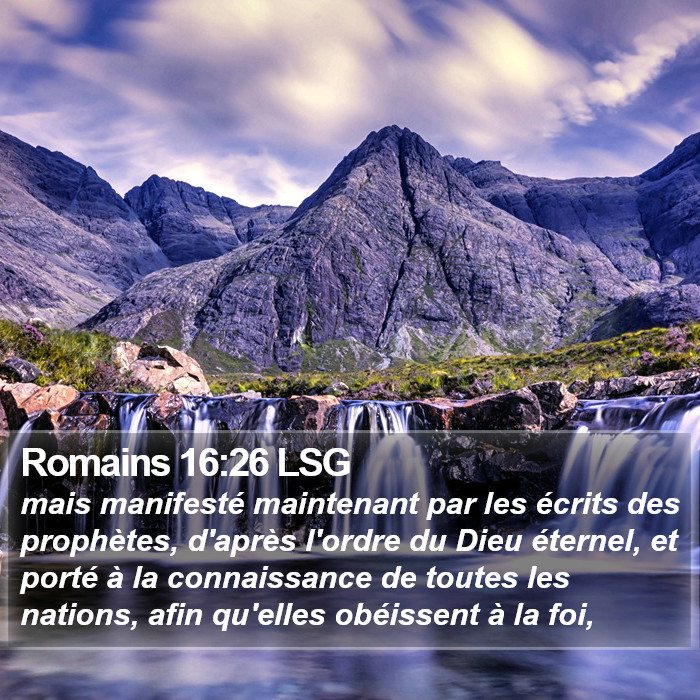 Romains 16:26 LSG Bible Study