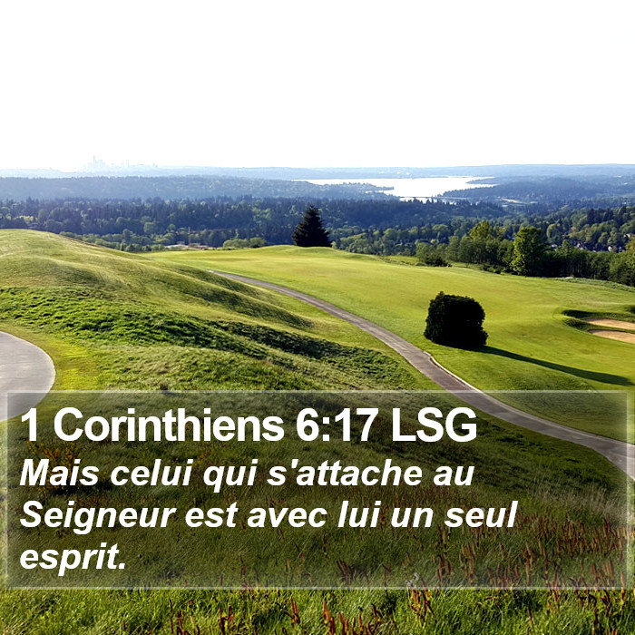 1 Corinthiens 6:17 LSG Bible Study