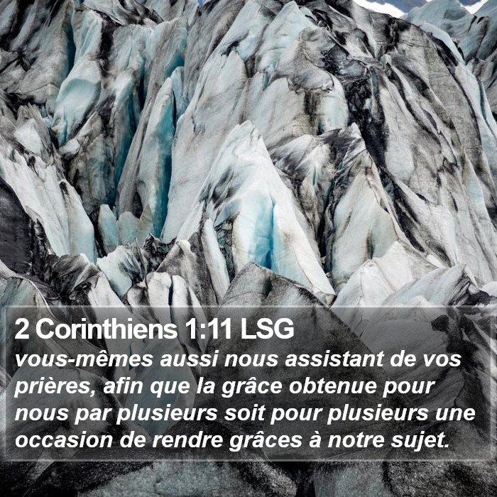 2 Corinthiens 1:11 LSG Bible Study