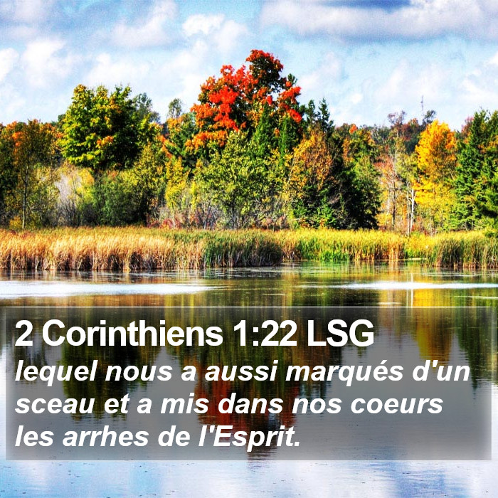 2 Corinthiens 1:22 LSG Bible Study