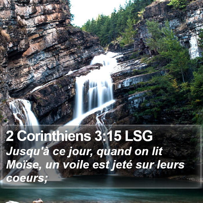 2 Corinthiens 3:15 LSG Bible Study