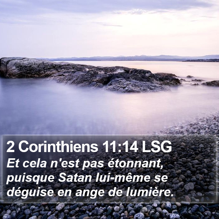 2 Corinthiens 11:14 LSG Bible Study