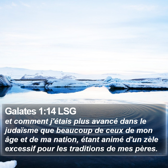 Galates 1:14 LSG Bible Study