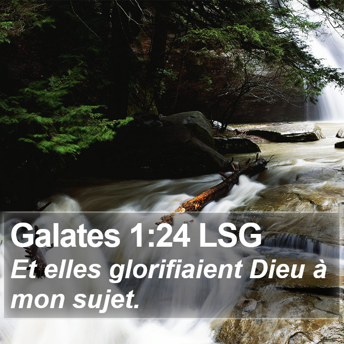 Galates 1:24 LSG Bible Study