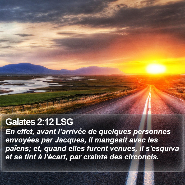 Galates 2:12 LSG Bible Study