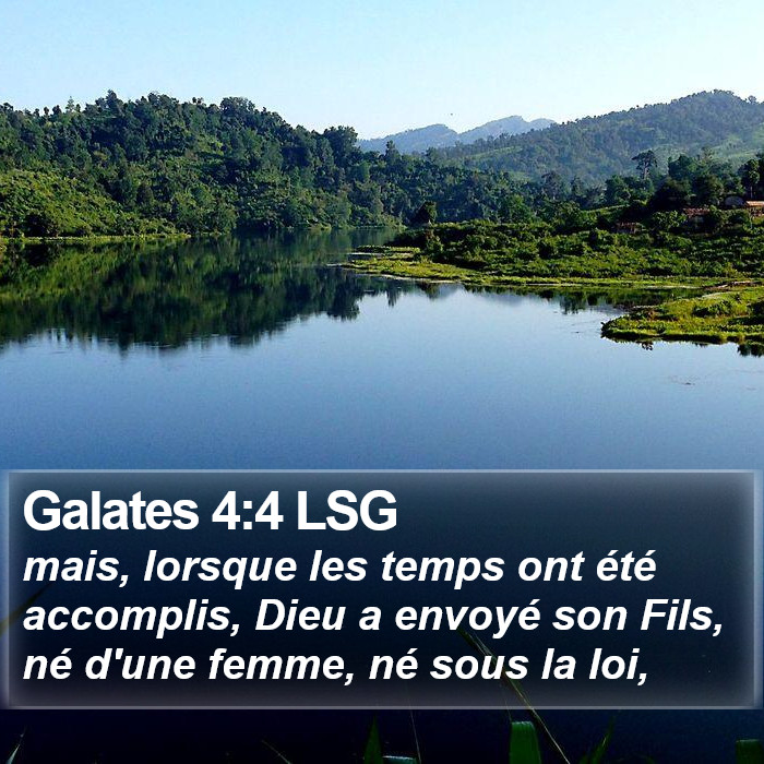 Galates 4:4 LSG Bible Study